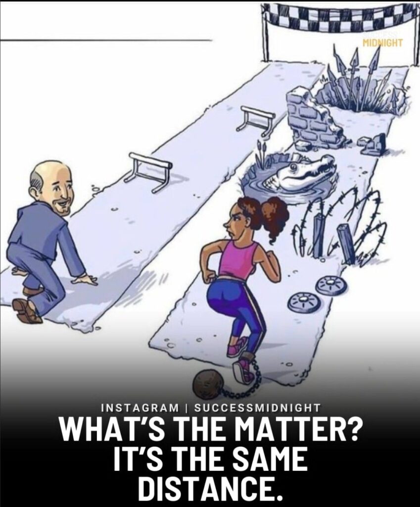 everyone's race is very different