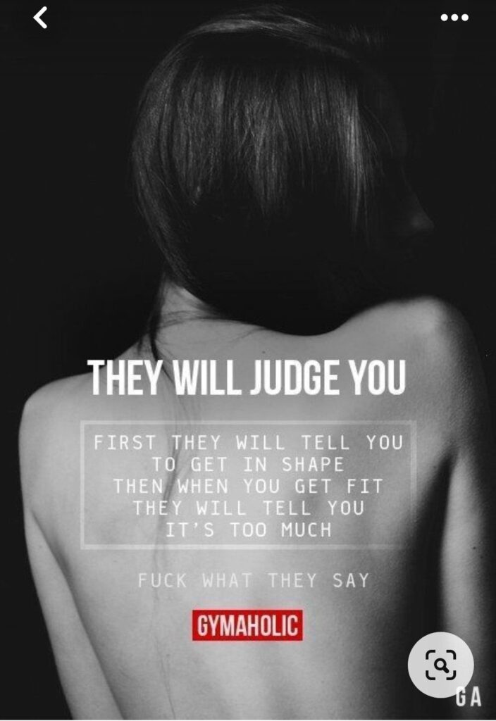 they will judge you