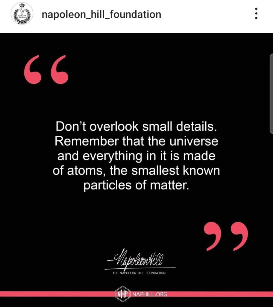 overlooking a small detail