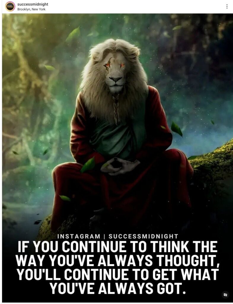 power of our thoughts