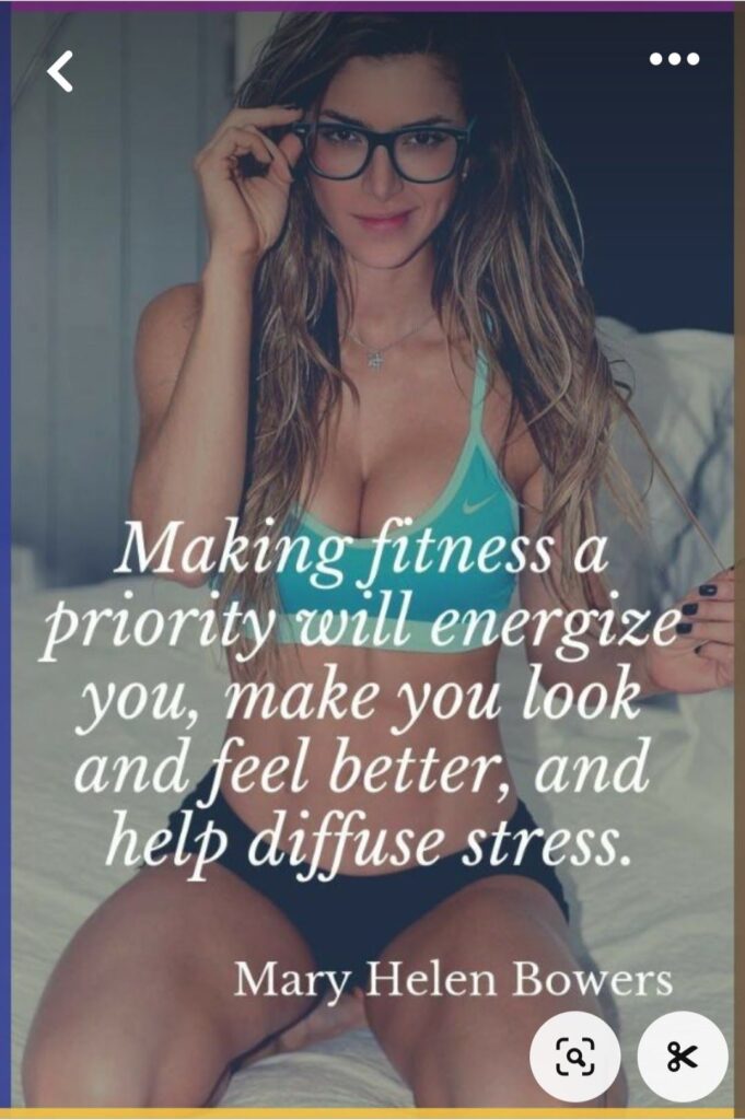 fitness a priority